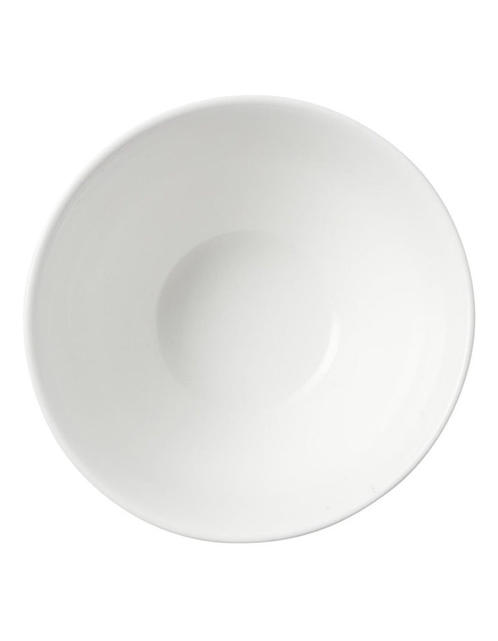 White Basics Diamonds Rice Bowl in White