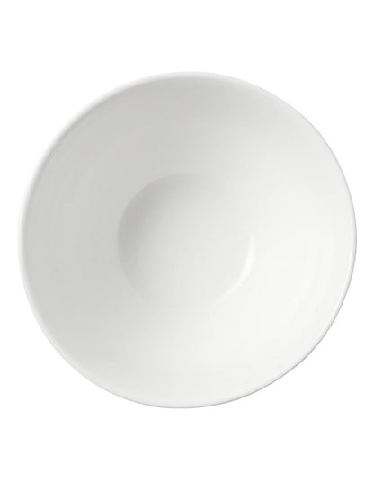 White Basics Diamonds Rice Bowl in White