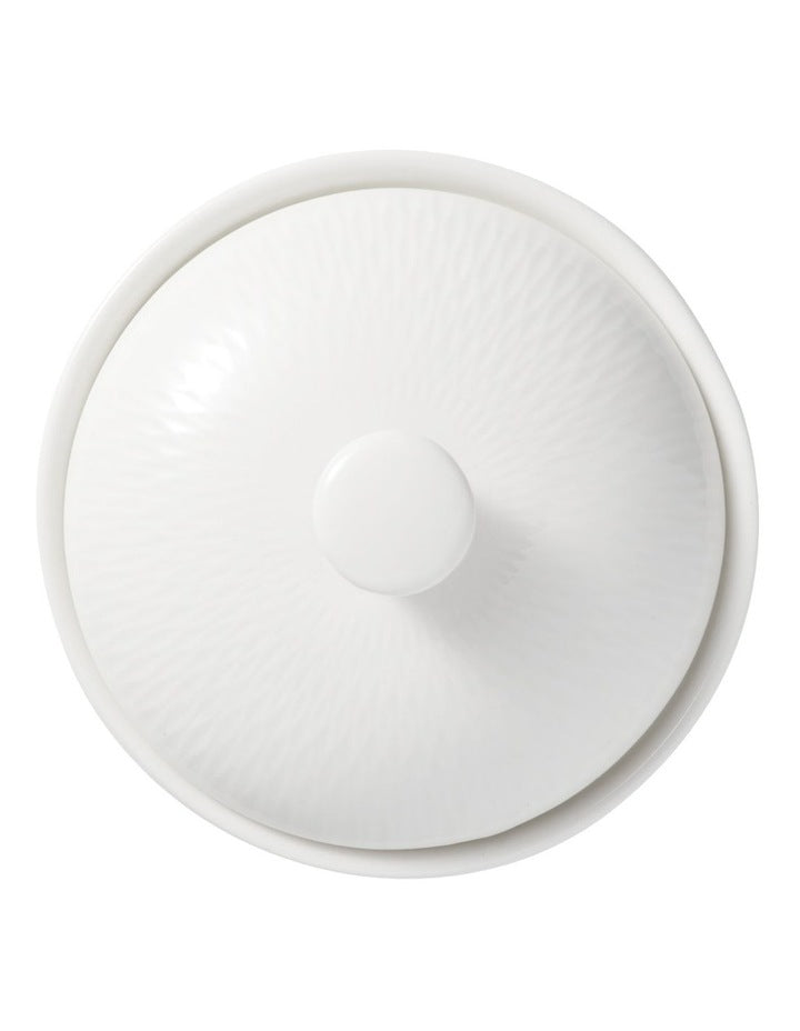 White Basics Diamonds Sugar Bowl in White