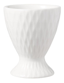 White Basics Diamonds Egg Cup in White