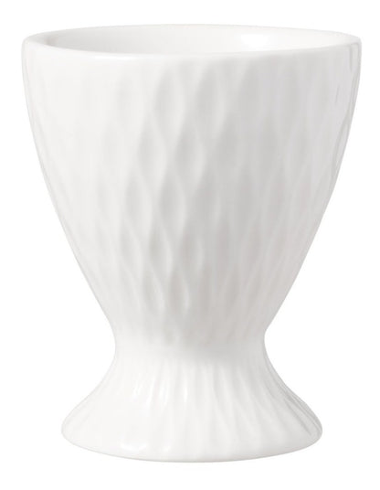 White Basics Diamonds Egg Cup in White