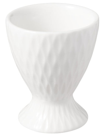 White Basics Diamonds Egg Cup in White