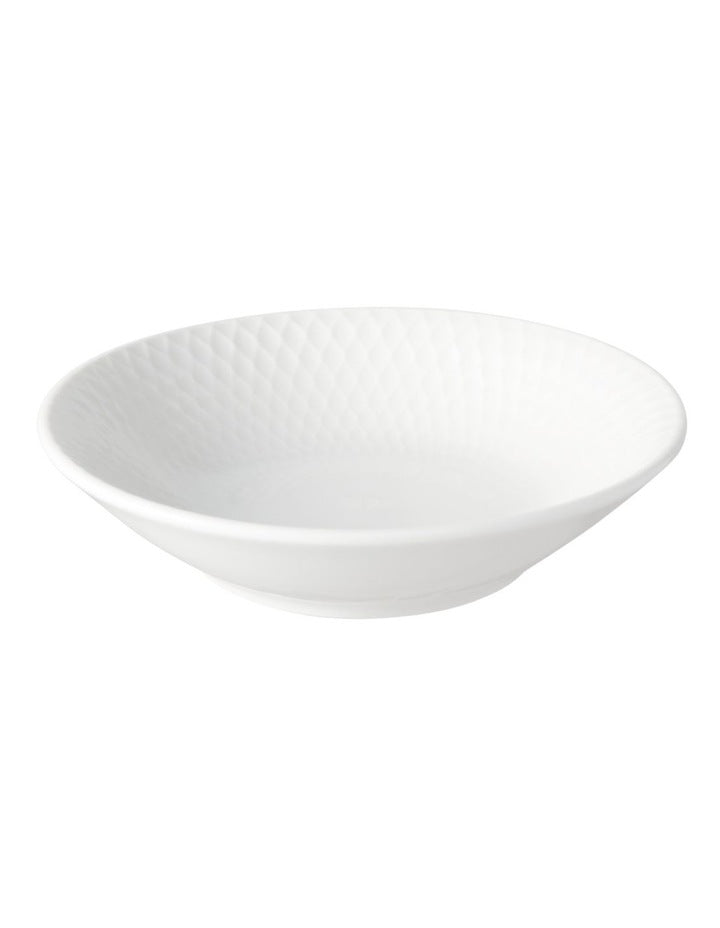 White Basics Diamonds Sauce Dish 10cm in White
