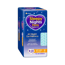 BABYLOVE SLEEPYNIGHTS NIGHT TIME PANTS 8-15 YEARS (27-57KG) 8 PACK