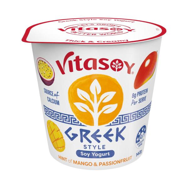 VITASOY SOY YOGURT MANGO PASSIONFRUIT 140G