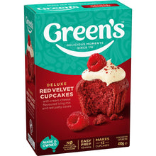 Green's Deluxe Red Velvet Cupcake Mix 410g