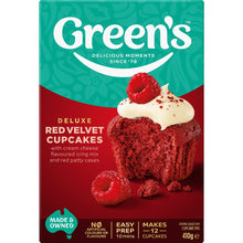 Green's Deluxe Red Velvet Cupcake Mix 410g