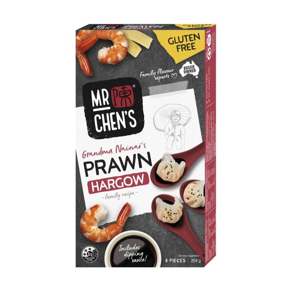 MR CHENS GLUTEN FREE PRAWN HARGOW 204G