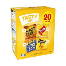 TASTY MIX CHIPS LUNCHBOX SNACKS MULTIPACK 20PK 368G