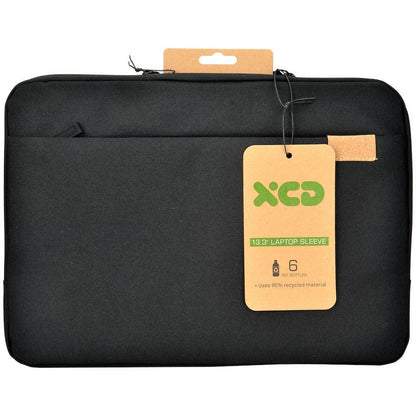 XCD Recycled 13.3-14" Laptop Sleeve V2 (Black)