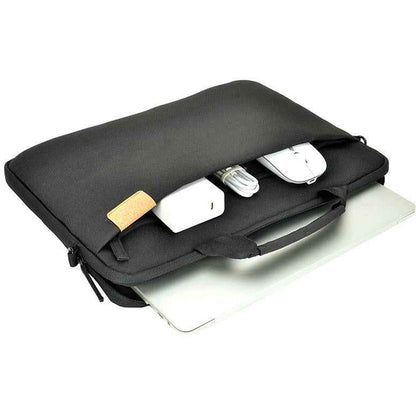 XCD Recycled 13.3" Slimline Laptop Briefcase Bag V2 (Black)