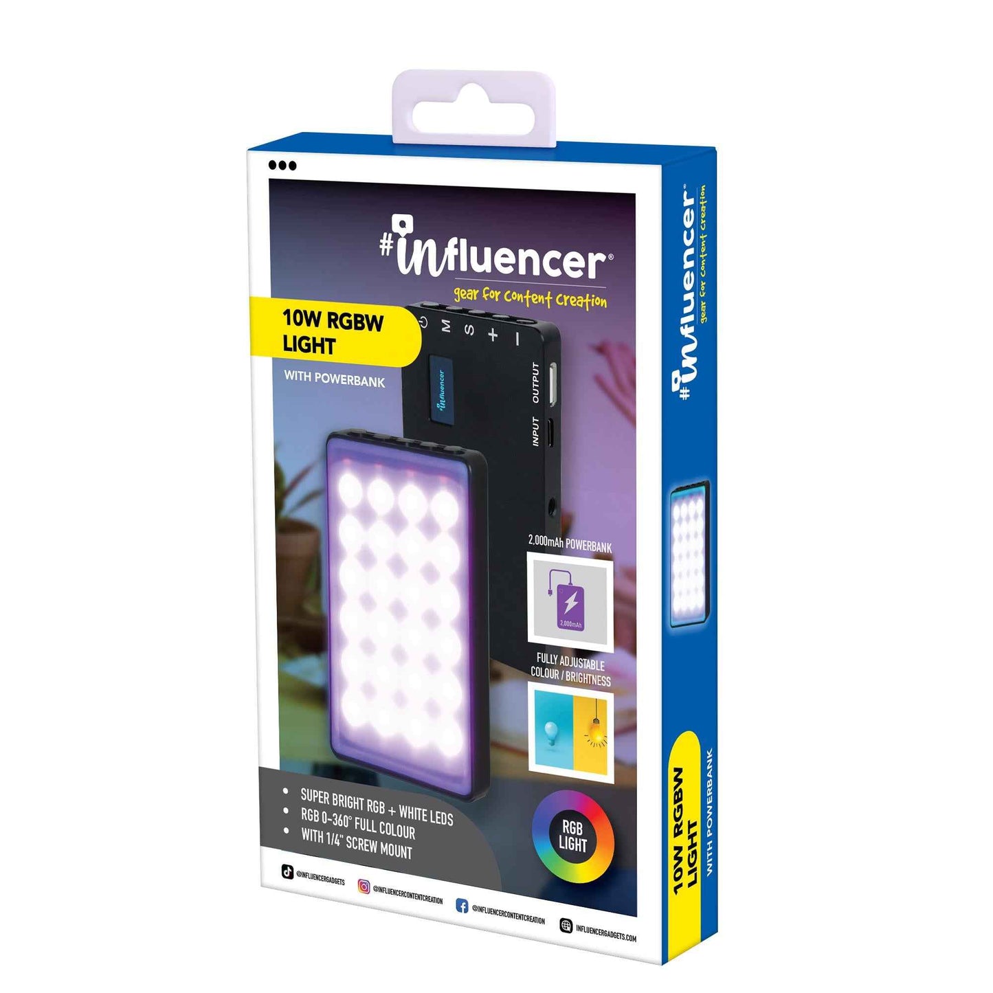 Influencer 10w RGBW Light