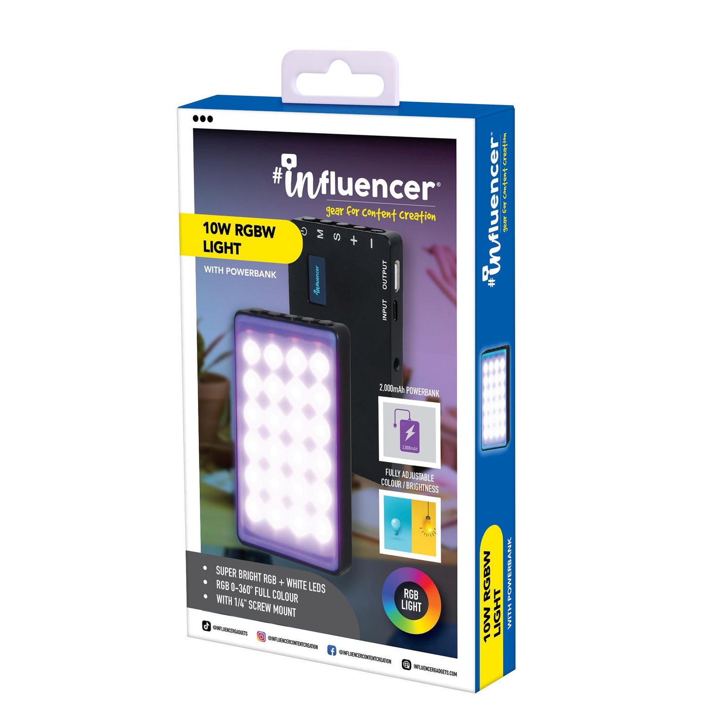 Influencer 10w RGBW Light