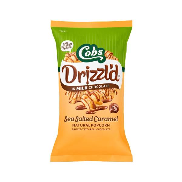 COBS DRIZZLD POPCORN SEA SALTED CARAMEL 110G