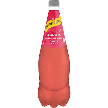 Schweppes Agrum Blood Orange Soft Drink Bottle 1.1L