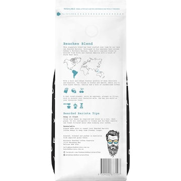 Northern Beaches Coffee Roasters Bearded Barista Coffee Beans 1kg