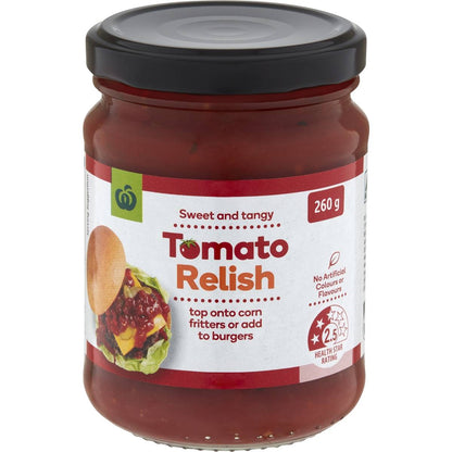 Woolworths Tomato Relish 260g