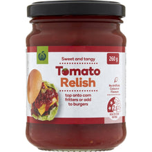 Woolworths Tomato Relish 260g