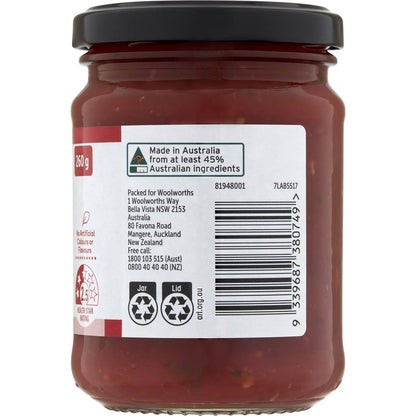Woolworths Tomato Relish 260g
