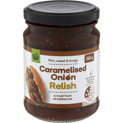Woolworths Caramelised Onion Relish 260g