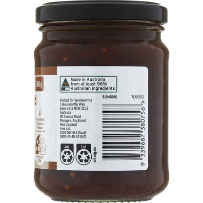 Woolworths Caramelised Onion Relish 260g