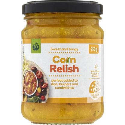 Woolworths Corn Relish 250g