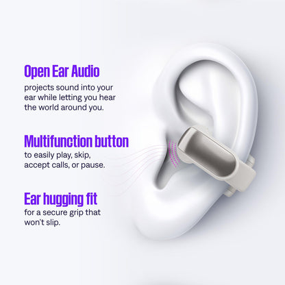 Bose Ultra Open Earbuds (White Smoke)