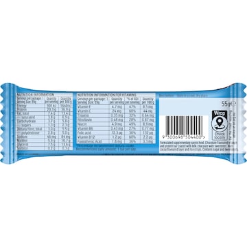 Fulfil Vitamin & Protein Bar Milk Choc Crunch Flavour 55g