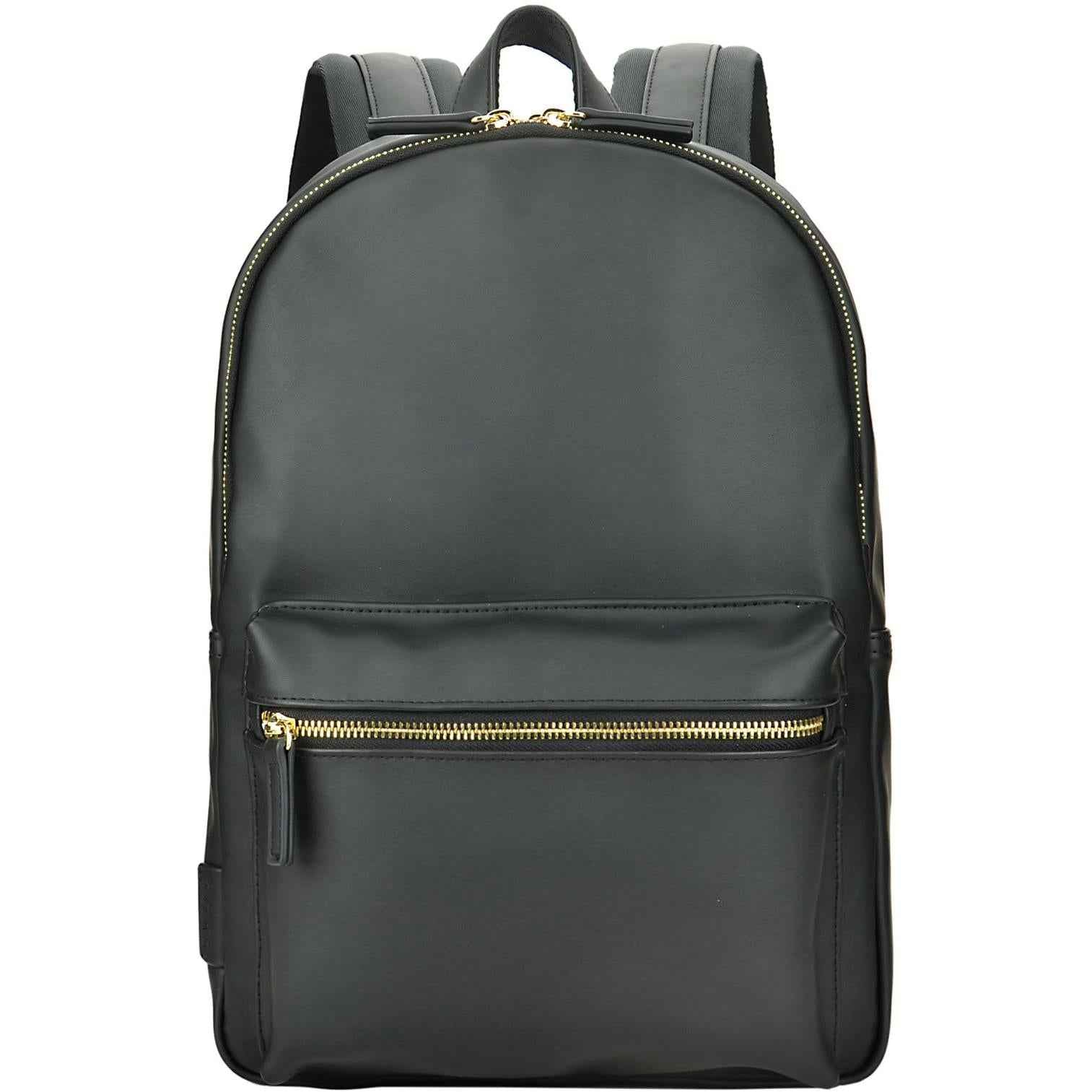Generation Earth 13.3 - 14.1" Recycled PU Berlin Laptop Backpack (Black/Gold)