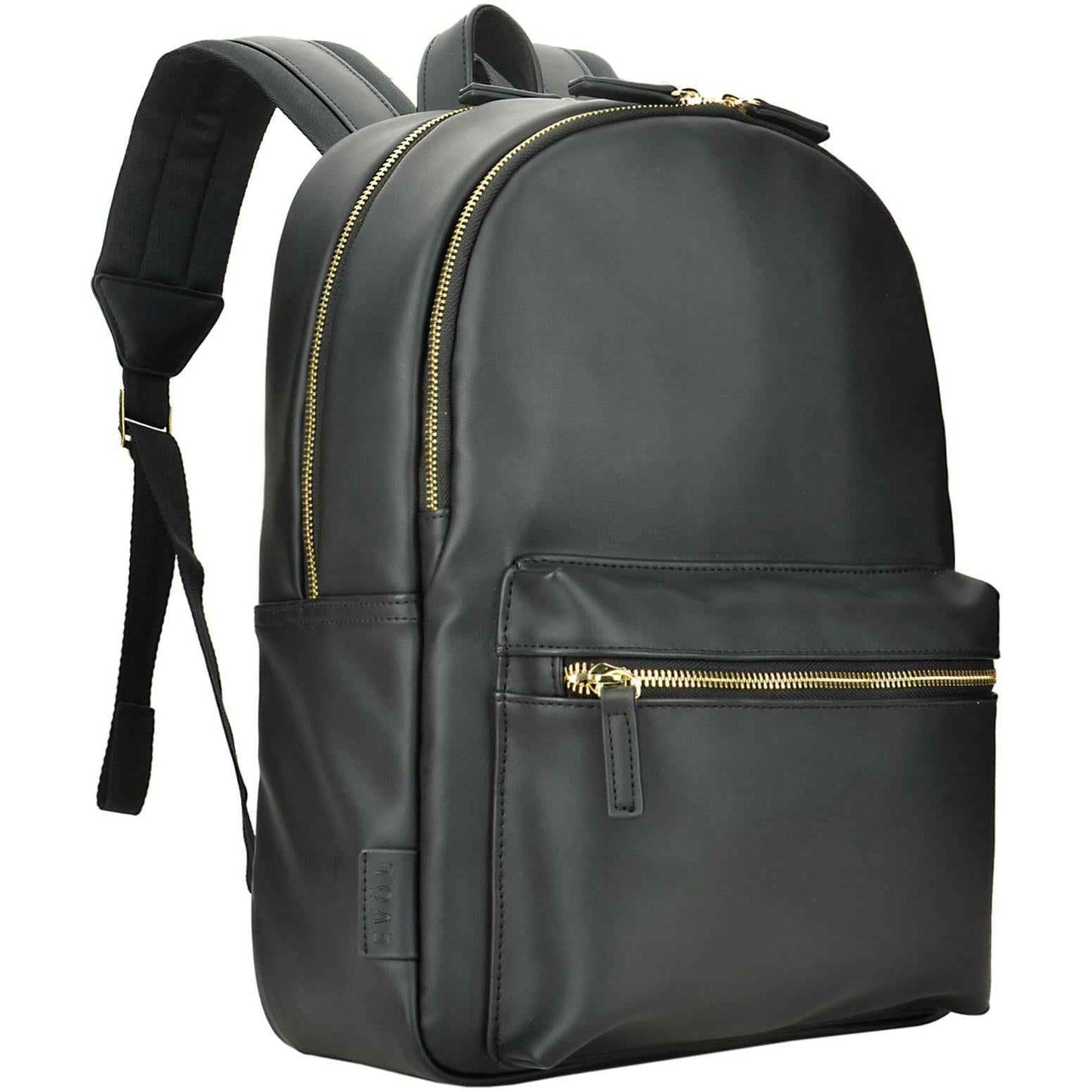 Generation Earth 13.3 - 14.1" Recycled PU Berlin Laptop Backpack (Black/Gold)