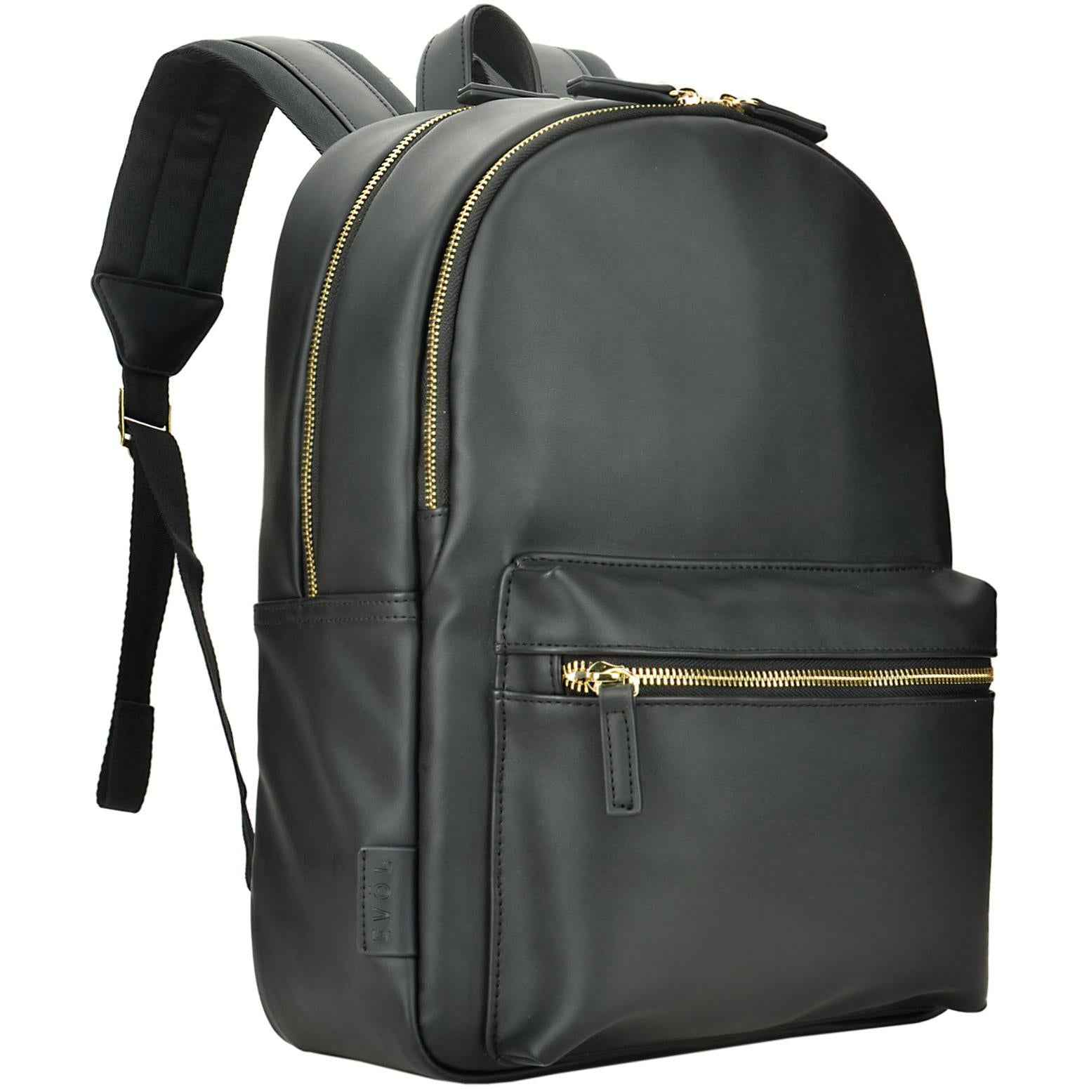 Generation Earth 13.3 - 14.1" Recycled PU Berlin Laptop Backpack (Black/Gold)