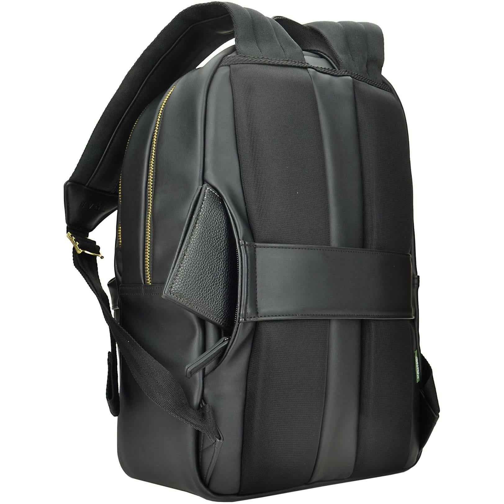 Generation Earth 13.3 - 14.1" Recycled PU Berlin Laptop Backpack (Black/Gold)