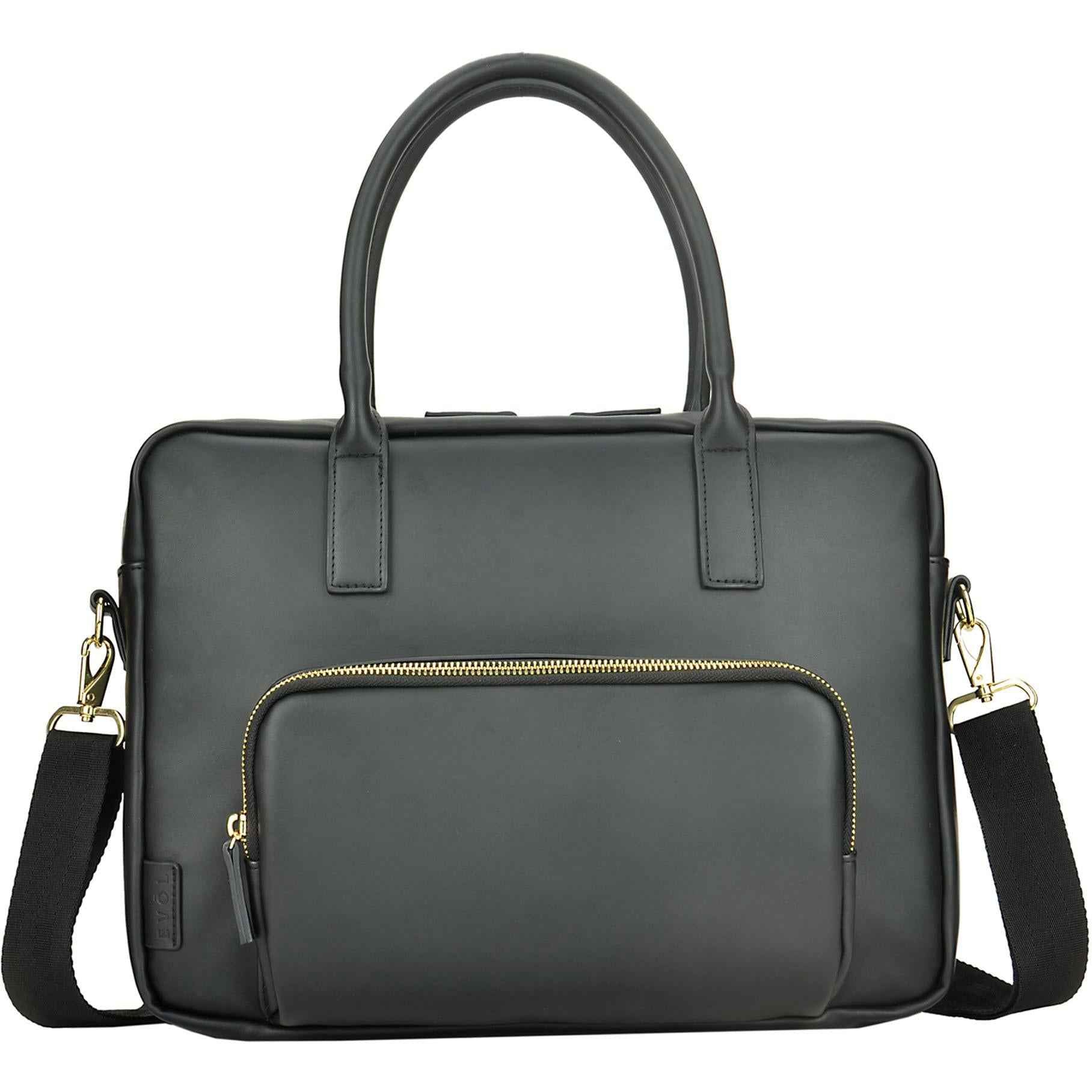Generation Earth Recycled PU Berlin Briefcase (Black)