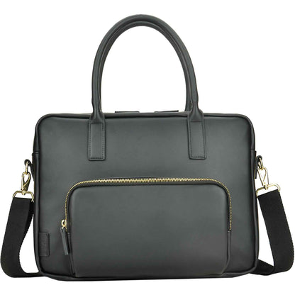 Generation Earth Recycled PU Berlin Briefcase (Black)