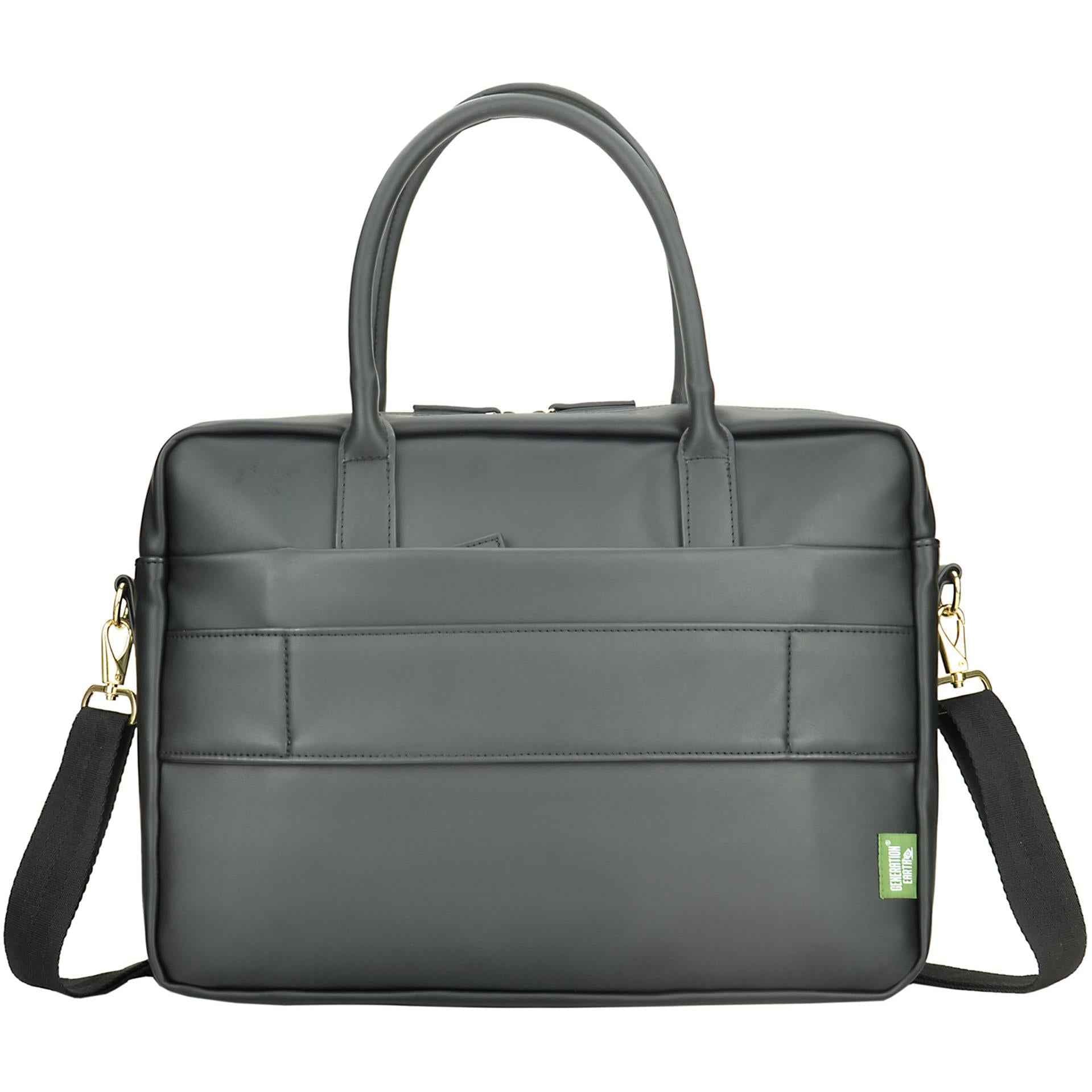 Generation Earth Recycled PU Berlin Briefcase (Black)