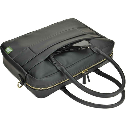 Generation Earth Recycled PU Berlin Briefcase (Black)