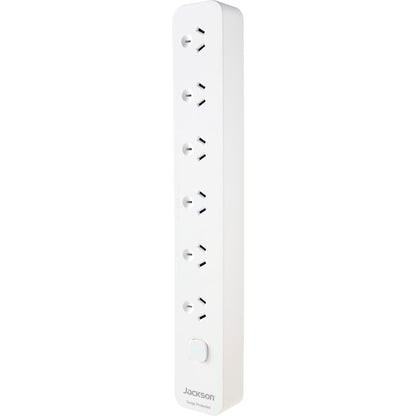 Jackson 6 Way Surge Protected Powerboard