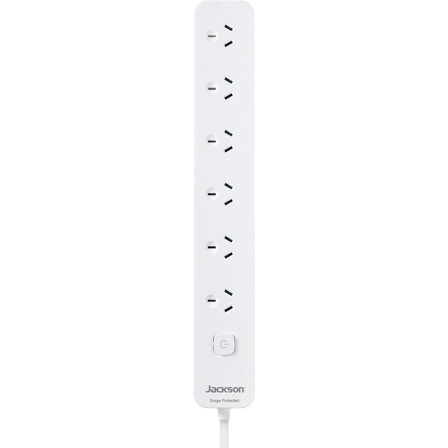 Jackson 6 Way Surge Protected Powerboard