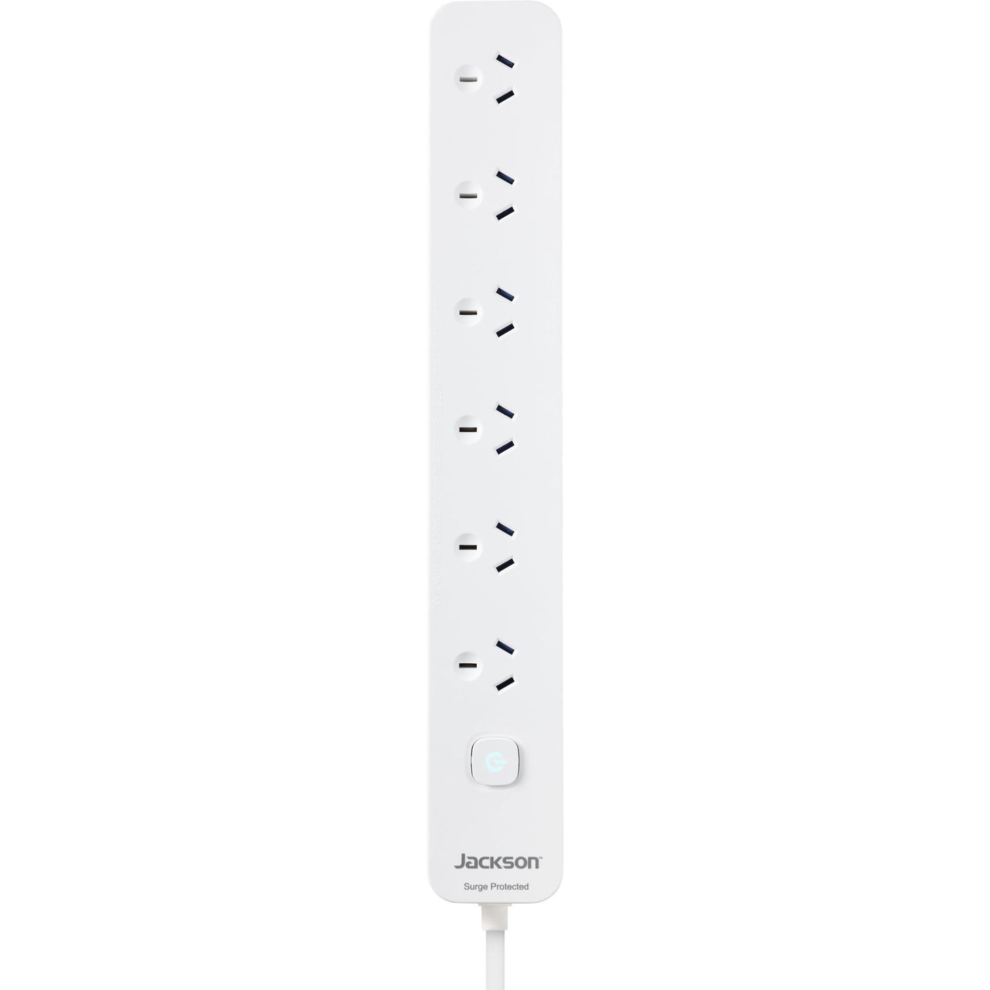 Jackson 6 Way Surge Protected Powerboard