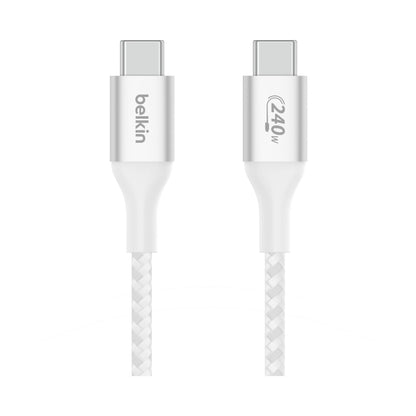Belkin BoostCharge 240W USB-C Cable 1m (White)
