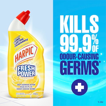 Harpic Fresh Power Sparkling Citrus Toilet Cleaner 700mL