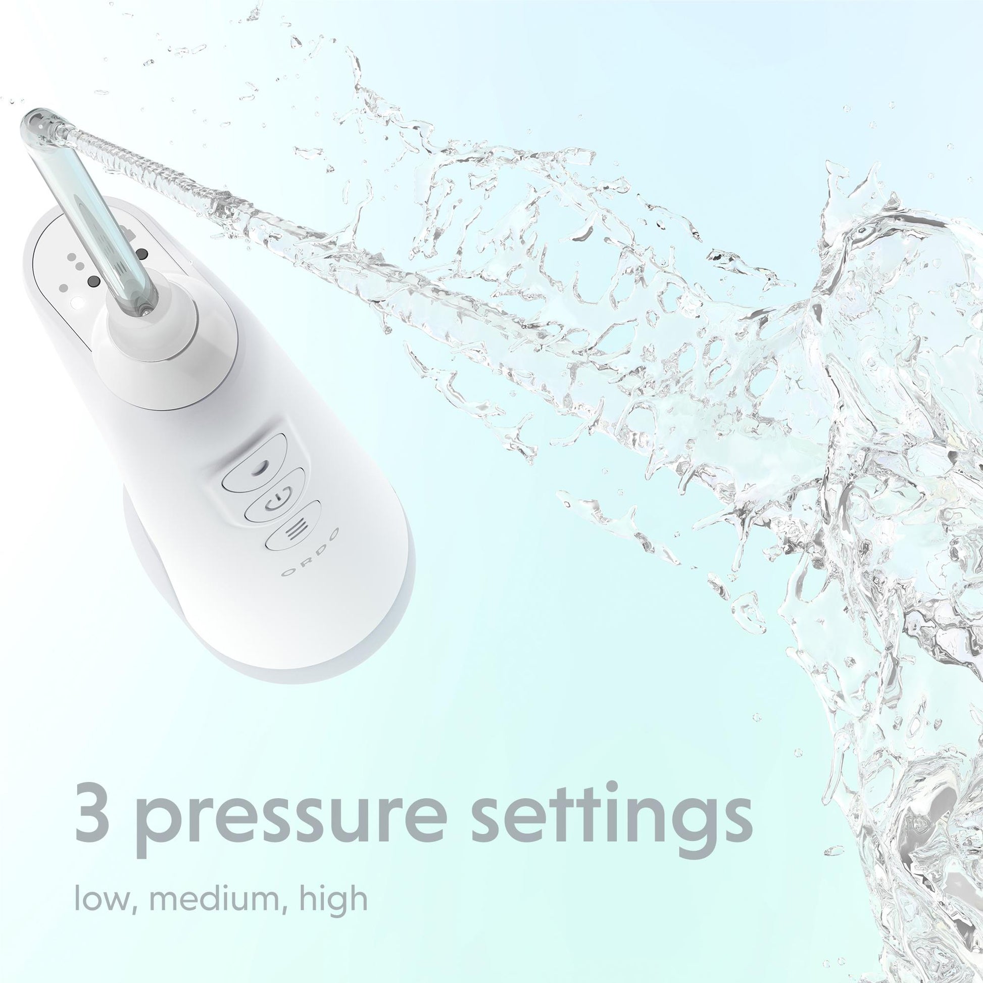 Ordo Hydro Sonic+ Water Flosser (White)