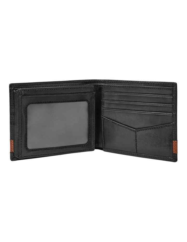 QUINN BIFOLD WITH FLIP ID BLACK