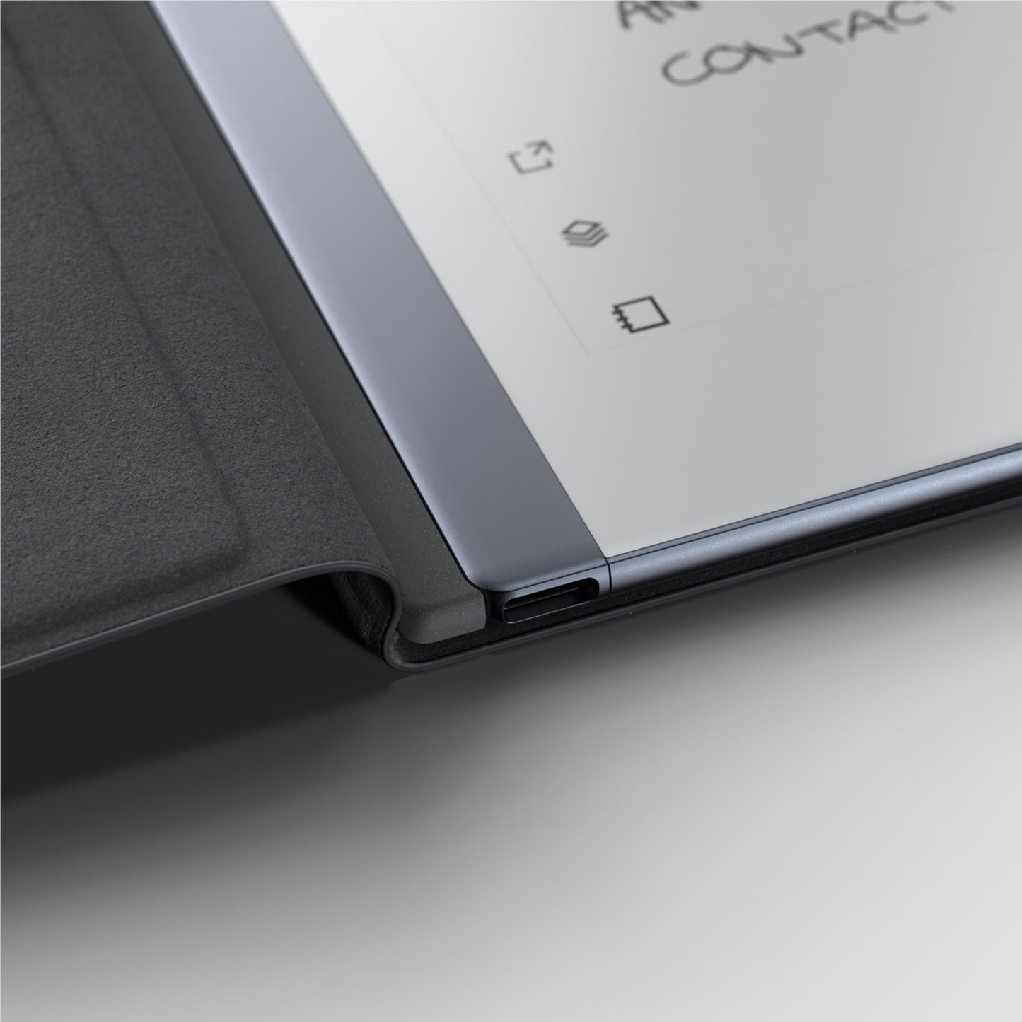 reMarkable 2 10.3" Paper Tablet with Marker Plus and Polymer Weave Book Folio (Grey)
