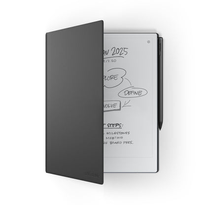 reMarkable 2 10.3" Paper Tablet with Marker Plus and Premium Leather Book Folio (Black)