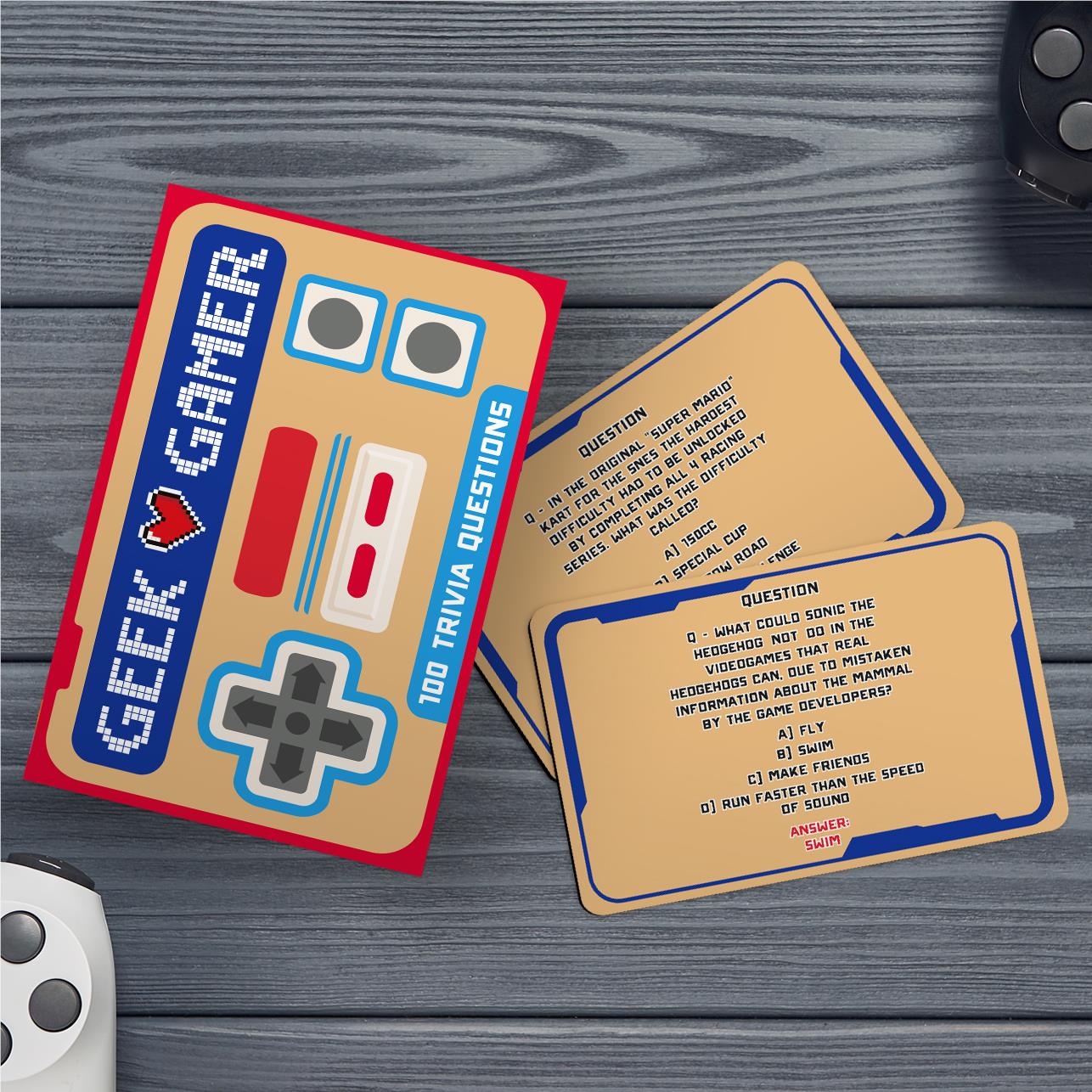 Geek Gamer - Trivia Card Game