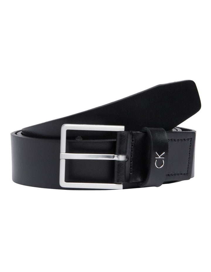 Formal Leather Belt in Black