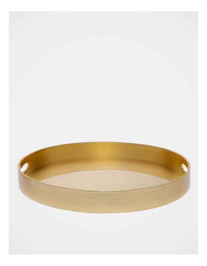 Round Tray Gold