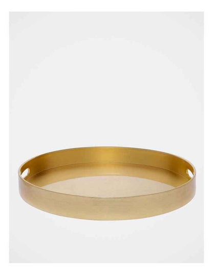 Round Tray Gold