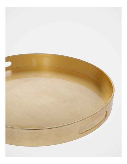 Round Tray Gold